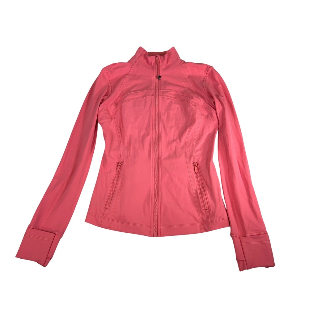 Lululemon Define Jacket Pink Full Zip Yoga Activewear LW4CAFS Womens Size 6